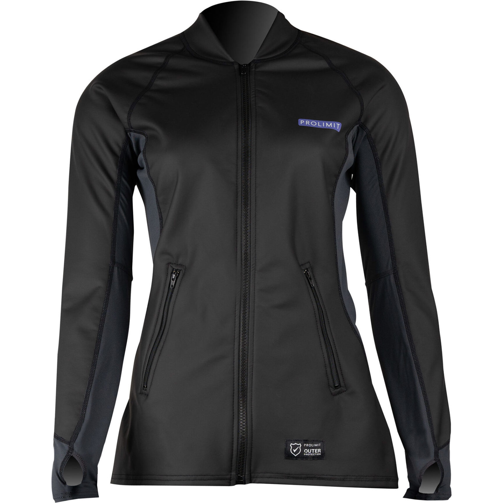 Prolimit Loosefit PU Coated SUP Top Til Kvinder 400.14710.040 - Black / Lavendel